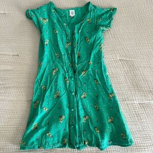 GAP Floral Green Kids Dress